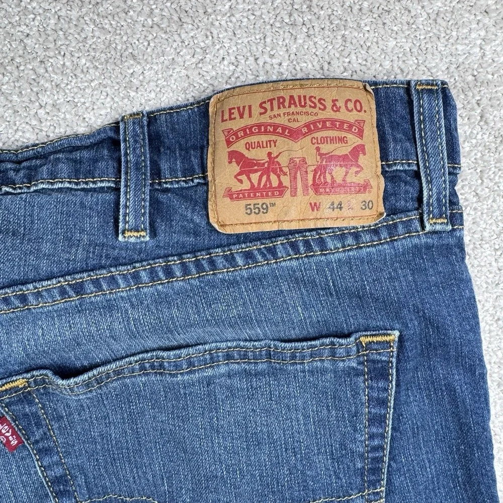 Levi's 559 Jeans‎ Men's 44x30 Soft 100% Cotton Relaxed Straight